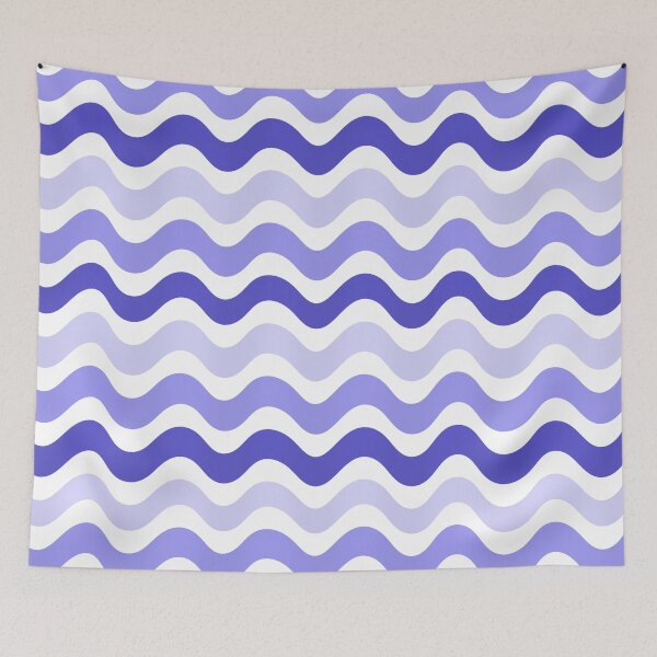 Item preview, 3D Abstract wave pattern- lavender shade designed and sold by Pattern Petals.