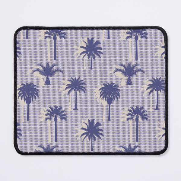 Item preview, Retro Indigo Tropical Palms Seamless Pattern designed and sold by MammothArt.