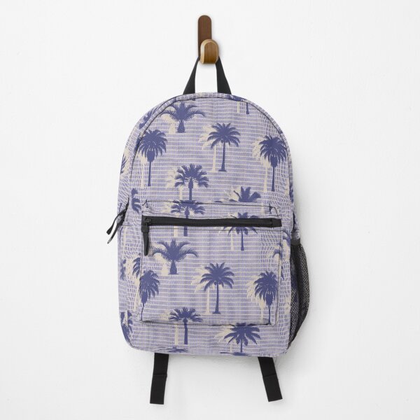 Item preview, Retro Indigo Tropical Palms Seamless Pattern designed and sold by MammothArt.