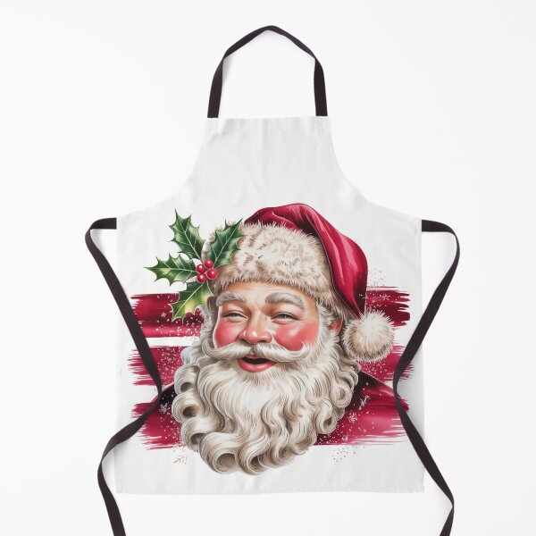 Item preview, Jolly Santa with Holly Leaves designed and sold by jkrphoto.