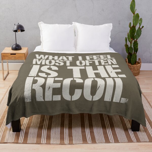 Item preview, What I Feel Most Often Is The Recoil Military Gun Owner designed and sold by Welldoh.