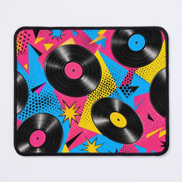 Item preview, Vinyl Record Pop Art Pattern Retro Music Lover Graphic Tee designed and sold by TM DESIGNS AND MORE.