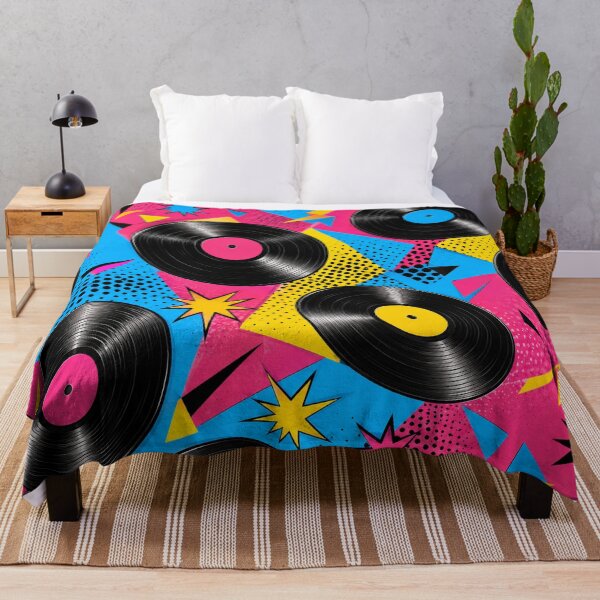 Item preview, Vinyl Record Pop Art Pattern Retro Music Lover Graphic Tee designed and sold by TM DESIGNS AND MORE.