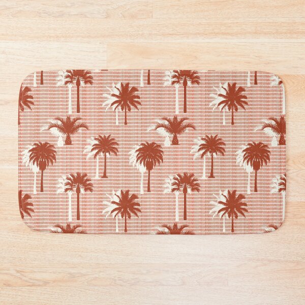 Item preview, Retro Blood Orange Tropical Palms Seamless Pattern designed and sold by MammothArt.