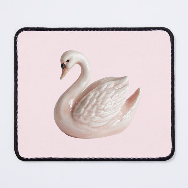 Item preview, Vintage Pink Porcelain Swan Figurine designed and sold by jianina-alondra.