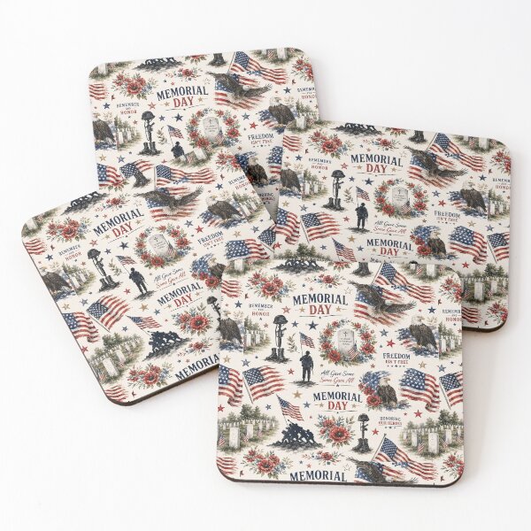 Item preview, Memorial Day Remembrance Pattern designed and sold by Military Insignia Products.