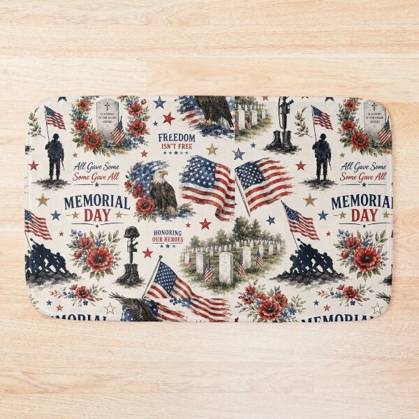 Item preview, Memorial Day Remembrance Pattern designed and sold by Military Insignia Products.