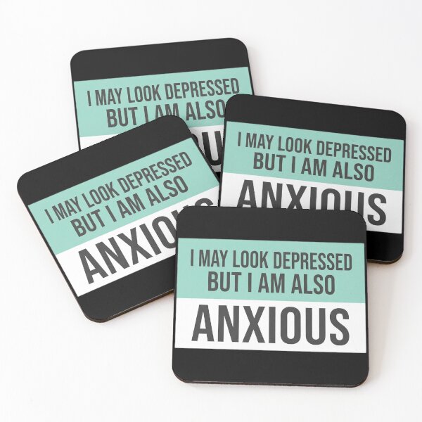 Item preview, Depressed and anxious designed and sold by sidleytetip.
