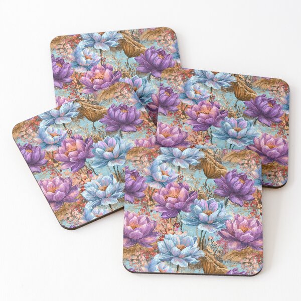 Item preview, Chic Lotus Texture - Hawaiian Flower Pattern - Unique Gifts For Men designed and sold by RoyalStarsPatts.