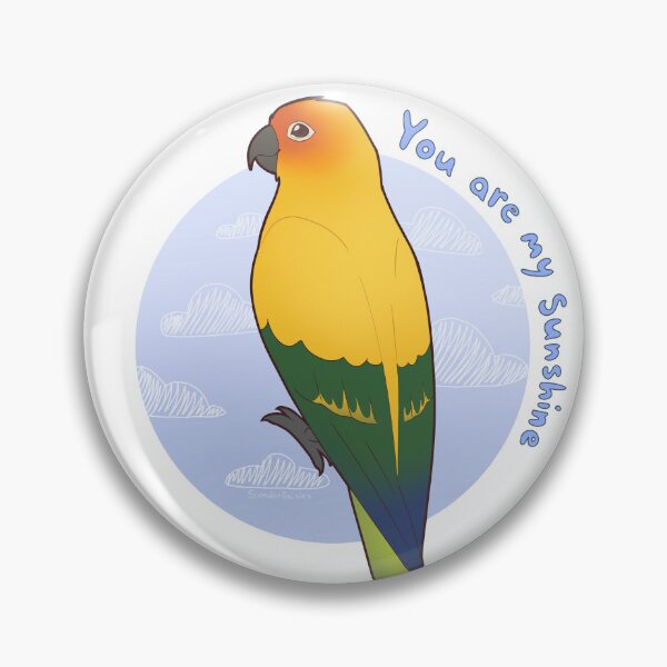 Item preview, You are my sunshine — Sun Conure designed and sold by Sonderdaisies.