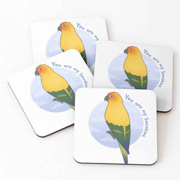 Item preview, You are my sunshine — Sun Conure designed and sold by Sonderdaisies.
