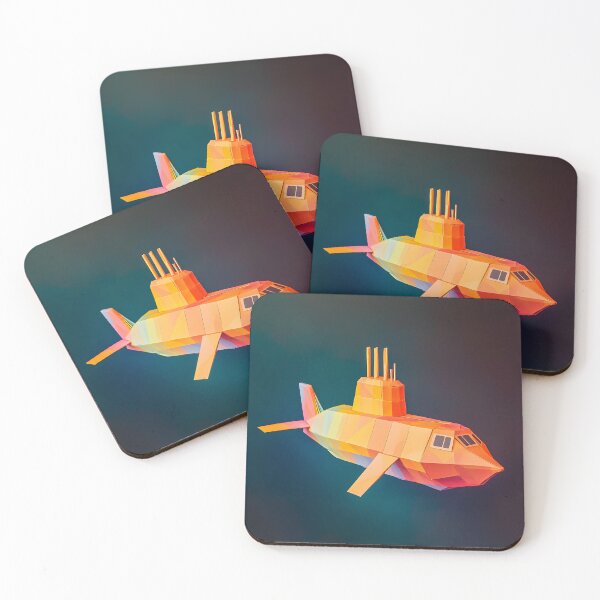 Item preview, 3d Render Of Retro Submarine Digital Art designed and sold by Checho30.