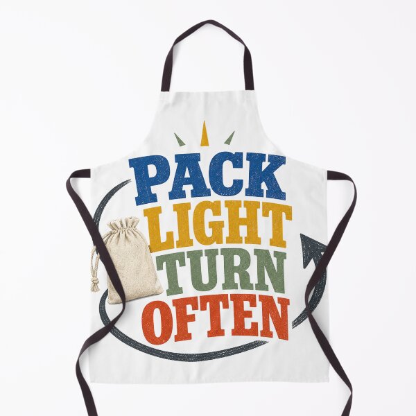 Item preview, Pack Light Turn Often designed and sold by aihrgdesign.