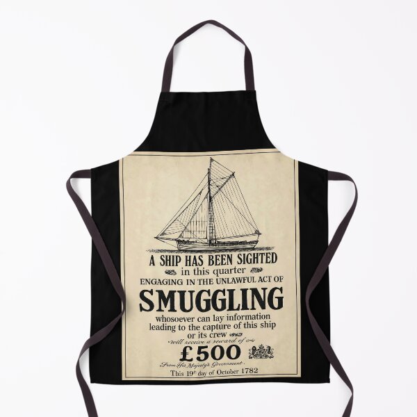 Item preview, 1782 British Smuggling Reward Sailing Ship Poster designed and sold by Maljonic.