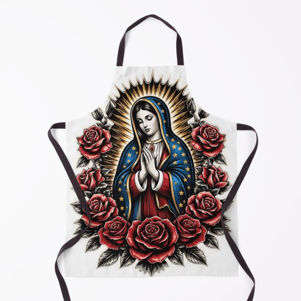 Item preview, Virgen de Guadalupe Virgin Mary Virgencita Mexican Floral designed and sold by HechoEnAztlan.
