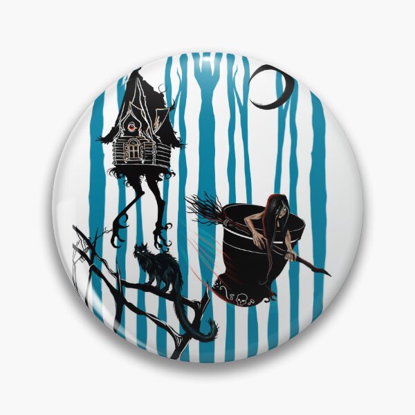 Item preview, Baba Yaga's Flight (Blue forest) designed and sold by xsaxsandra.