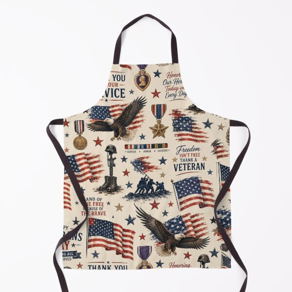 Item preview, Vintage Veterans Day Tribute Pattern designed and sold by Military Insignia Products.
