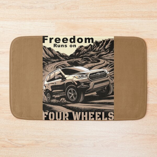 Item preview, Freedom runs on Four Wheels designed and sold by Concept-Hub.