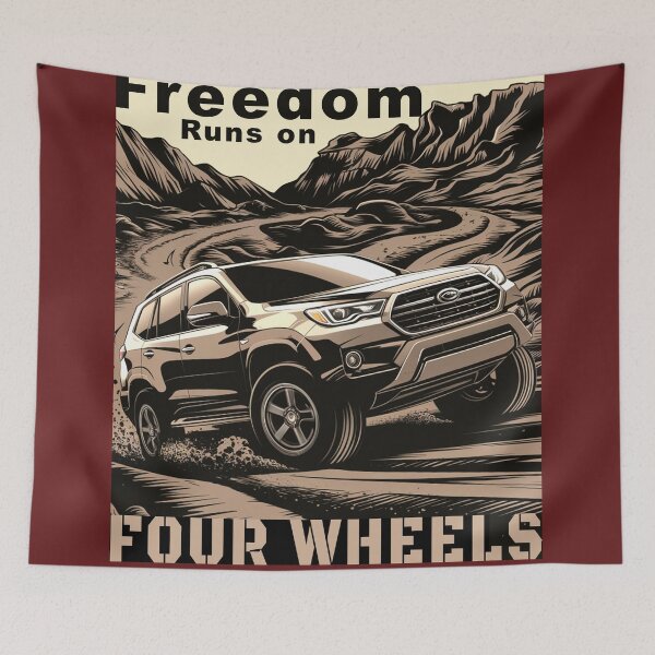 Item preview, Freedom runs on Four Wheels designed and sold by Concept-Hub.