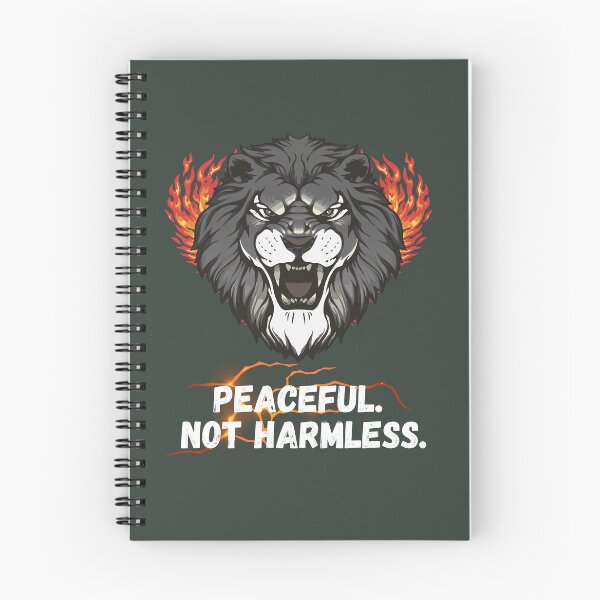 Item preview, Peaceful Not Harmless Lion designed and sold by AhmadAnnaPrints.