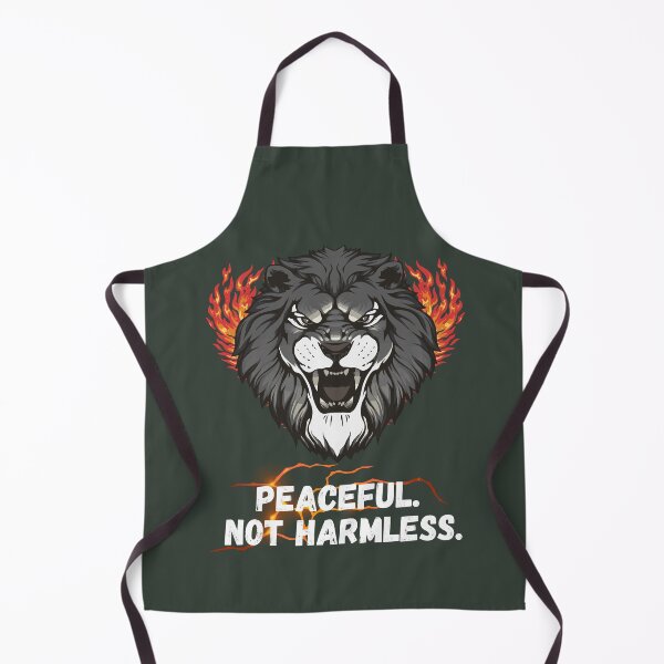 Item preview, Peaceful Not Harmless Lion designed and sold by AhmadAnnaPrints.