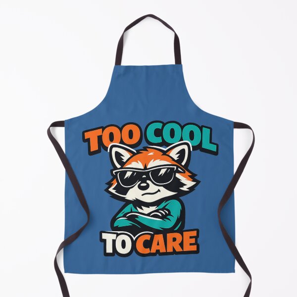 Item preview, Too Cool to Care – Cute Raccoon with Sunglasses Cartoon Design designed and sold by ArtisticHeart21.