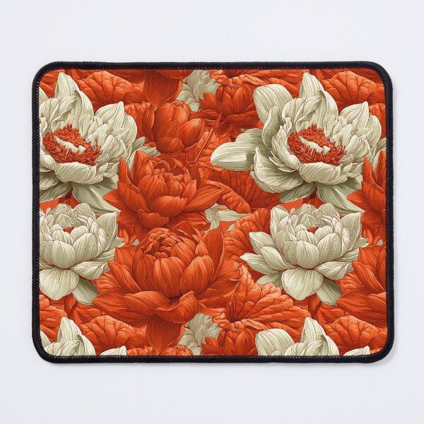 Item preview, Elegant Lotus Floral  - Birthday Flower Pattern - Valentine Gifts For Him designed and sold by RoyalStarsPatts.