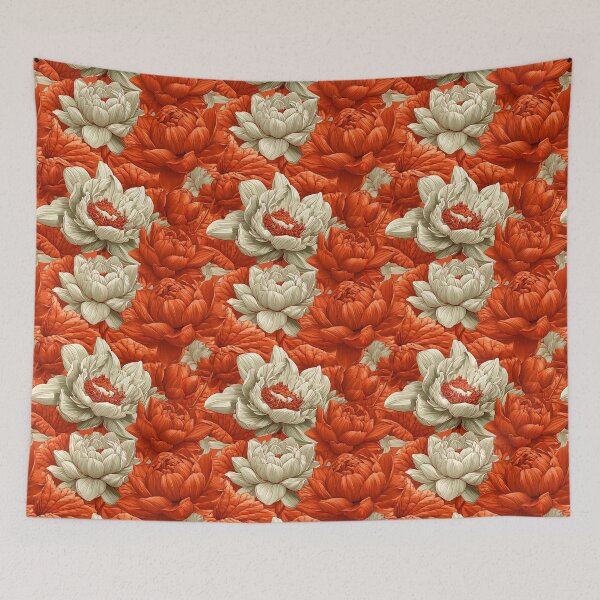 Item preview, Elegant Lotus Floral  - Birthday Flower Pattern - Valentine Gifts For Him designed and sold by RoyalStarsPatts.