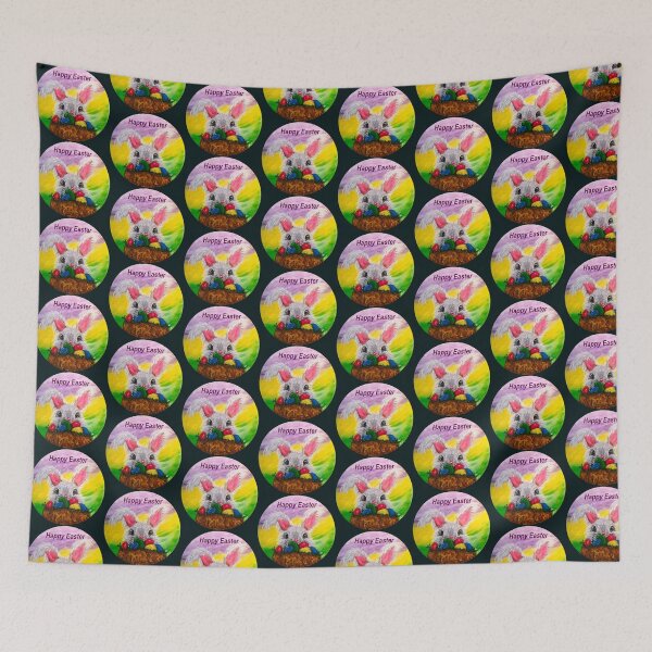 Item preview, Happy Easter designed and sold by SquaresArt.