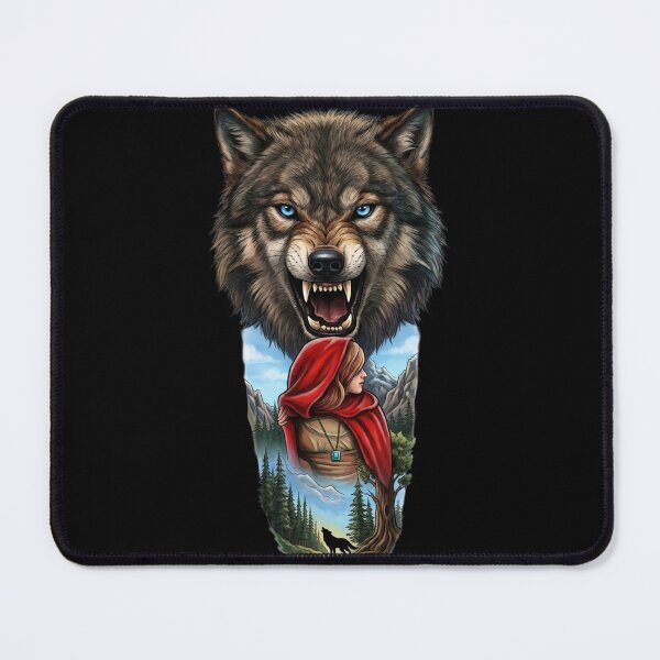 Item preview, Little Red Riding Hood Alpha Wolf Dark Fantasy designed and sold by RoyalDeluxGo.