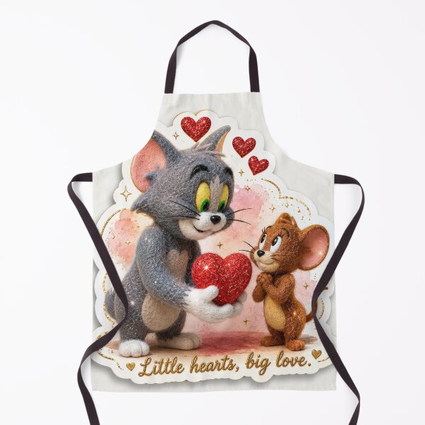 Item preview, Cute Cat & Mouse Love Sticker | Little Hearts, Big Love | Romantic 3D Plush Design designed and sold by Arts121.