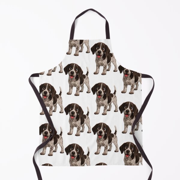 Item preview, Cute German Shorthaired Pointer Puppy Illustration designed and sold by BackgroundND.