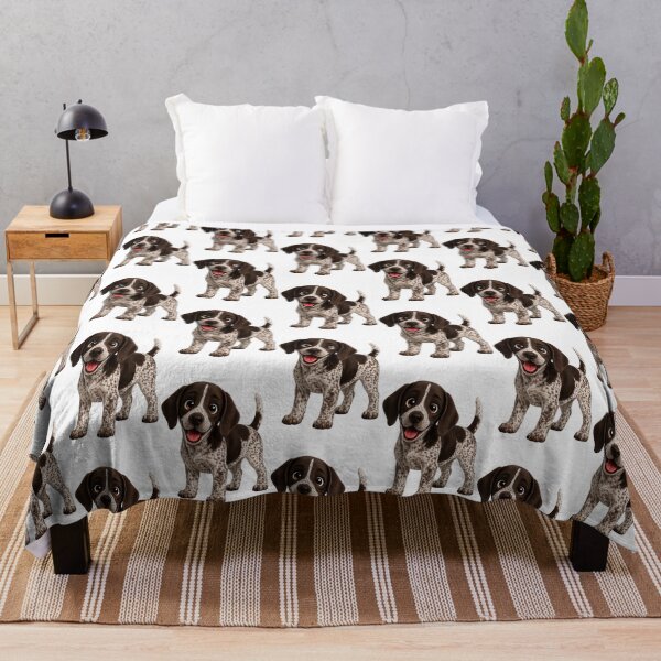Item preview, Cute German Shorthaired Pointer Puppy Illustration designed and sold by BackgroundND.