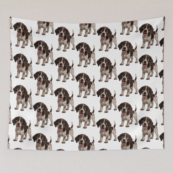 Item preview, Cute German Shorthaired Pointer Puppy Illustration  designed and sold by BackgroundND.