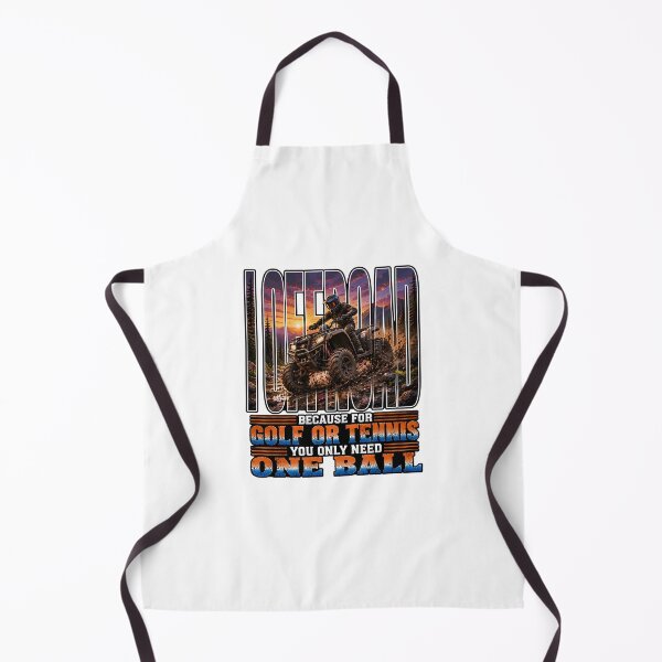 Item preview, I OFFROAD – Funny ATV Quad Shirt | Because for Golf or Tennis You Only Need One Ball designed and sold by SVALANART.
