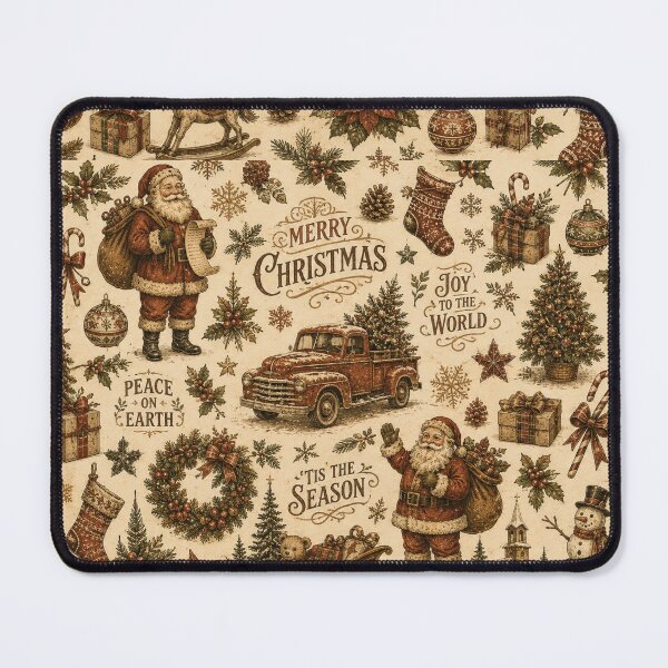 Item preview, Vintage Christmas Joy Pattern designed and sold by Military Insignia Products.