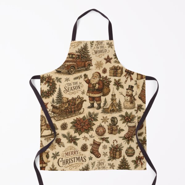 Item preview, Vintage Christmas Joy Pattern designed and sold by Military Insignia Products.