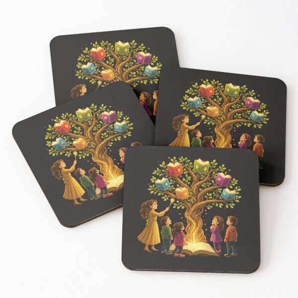 Item preview, Magical Storytelling Tree of Knowledge | Teacher & Librarian Gift | Classroom Reading Decor | Educational Book Lover Art designed and sold by yochatees.