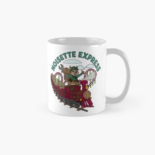 Aperçu de l'œuvre Noisette Express Logo Illustration - Nigloland Family Ride (Theme Park Fan Art) créée et vendue par FoolishDreamers.