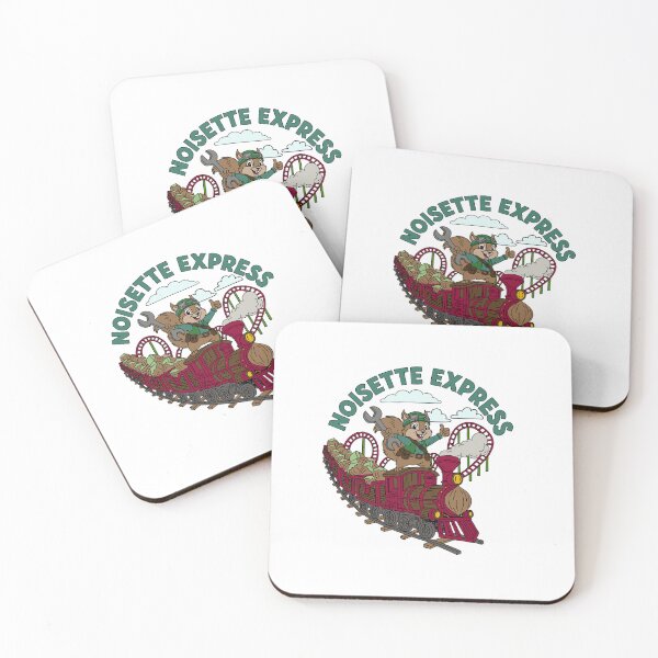 Item preview, Noisette Express Logo Illustration - Nigloland Family Ride (Theme Park Fan Art) designed and sold by FoolishDreamers.