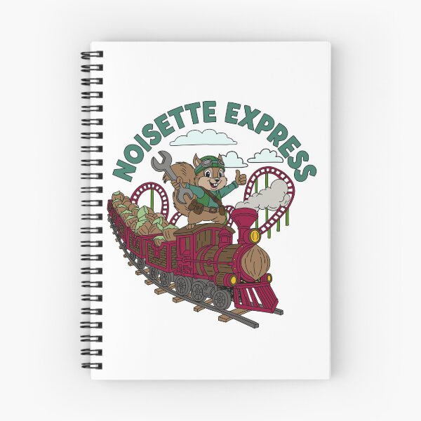 Item preview, Noisette Express Logo Illustration - Nigloland Family Ride (Theme Park Fan Art) designed and sold by FoolishDreamers.