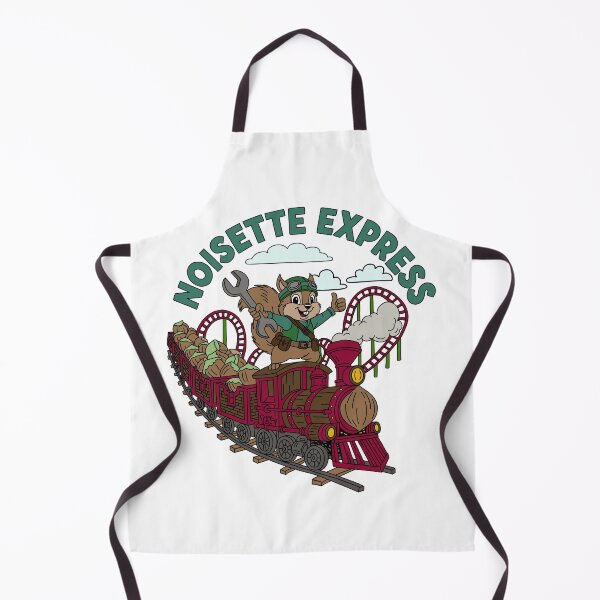 Item preview, Noisette Express Logo Illustration - Nigloland Family Ride (Theme Park Fan Art) designed and sold by FoolishDreamers.