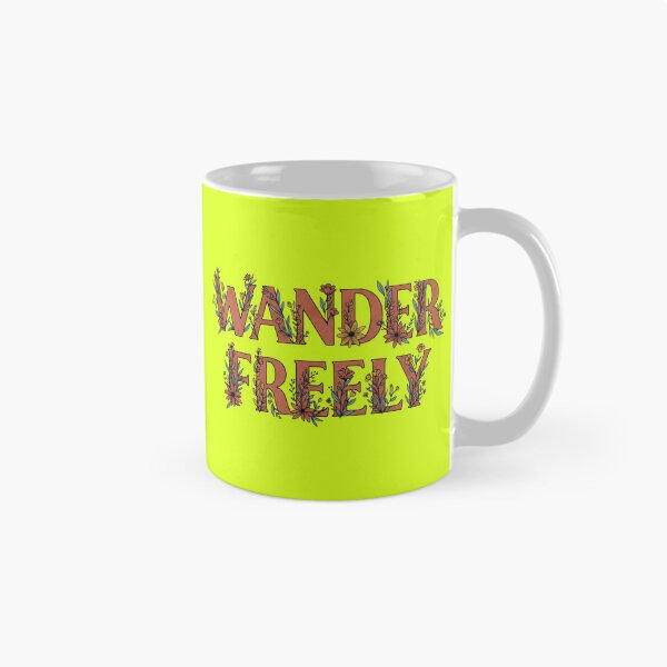 Item preview, Wander Freely – Wildflower Boho Lettering Design designed and sold by Dzblack.