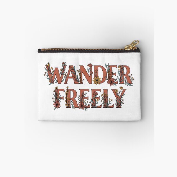 Item preview, Wander Freely – Wildflower Boho Lettering Design designed and sold by Dzblack.