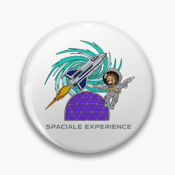 Item preview, Spacial Experience Logo Illustration - Nigloland Dark Ride (Theme Park Fan Art designed and sold by FoolishDreamers.