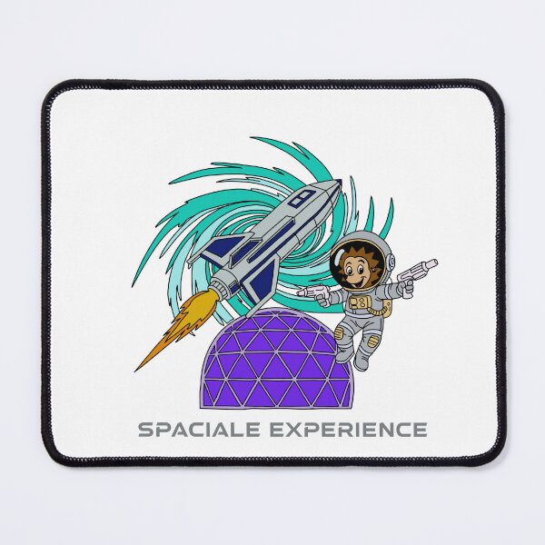 Item preview, Spacial Experience Logo Illustration - Nigloland Dark Ride (Theme Park Fan Art designed and sold by FoolishDreamers.