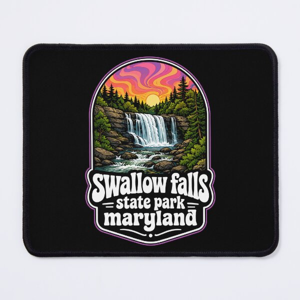 Item preview, Swallow Falls State Park Maryland Trippy Travel designed and sold by TomFrontierArt.