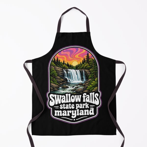 Item preview, Swallow Falls State Park Maryland Trippy Travel designed and sold by TomFrontierArt.