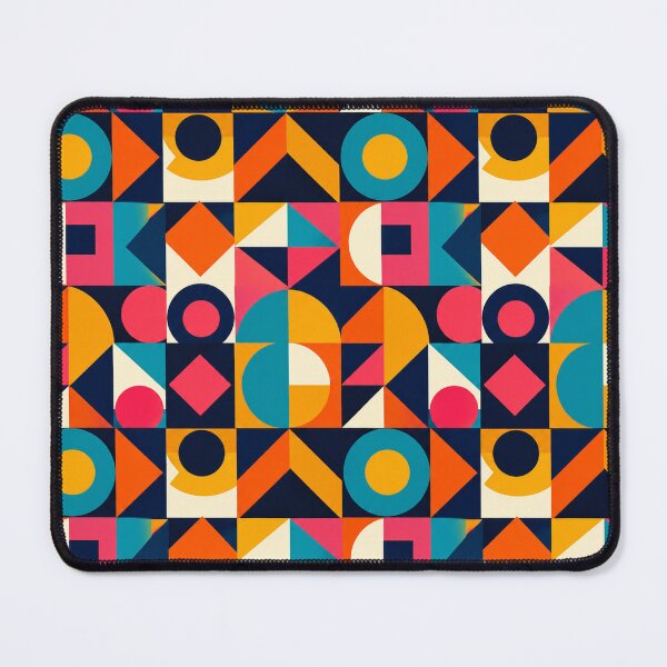 Item preview, Vivid Geometric Mosaic Pattern Mid Century Abstract Graphic Tee designed and sold by TM DESIGNS AND MORE.