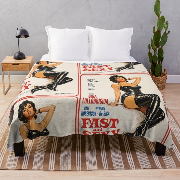 Item preview, Gina Lollobrigida Fast and Sexy Vintage Movie Poster Art designed and sold by obstinator.